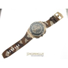 Audemars Piguet Royal Oak Offshore Chronograph Camouflage ref. 26401RO oro rosa 18kt nuovo